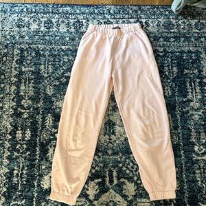 Baby pink brandy melville sweatpants